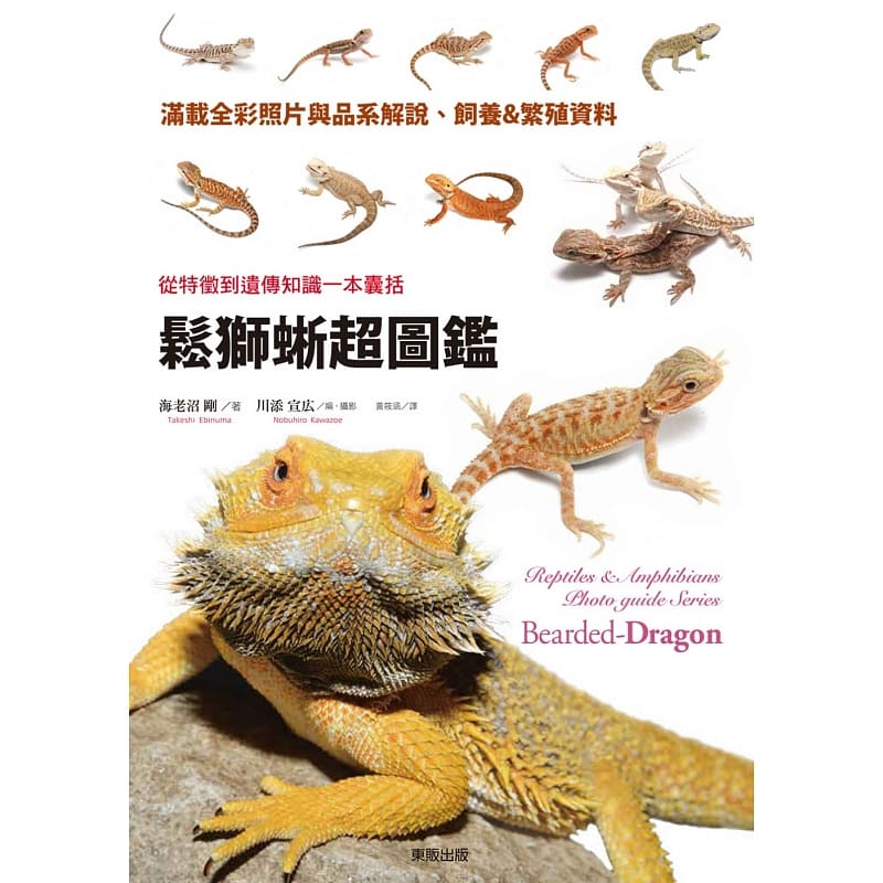 现货 海老沼刚松狮蜥超图鉴从特征到遗传知识一本囊括台湾东贩 原版进口书 自然科普