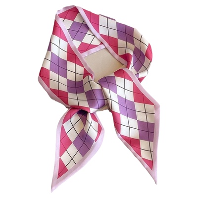 长条邦包小丝巾缠绕系包手柄领巾