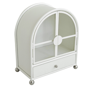 Nordic Sense北欧铁艺桌面收纳盒小铁柜简约化妆品收纳柜储物柜