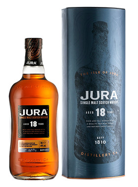 Jura吉拉18年单一麦芽苏格兰威士忌正品洋酒 红酒桶 朱拉小岛