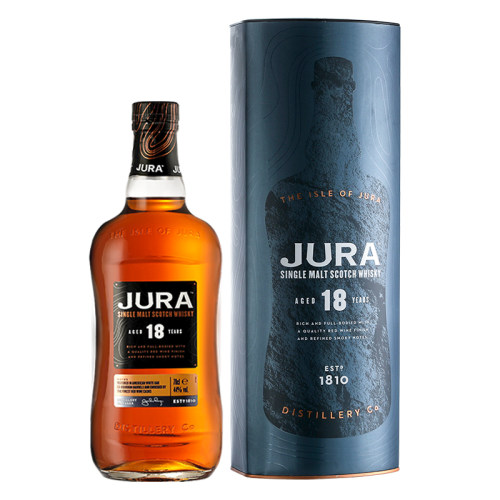 Jura吉拉18年单一麦芽苏格兰威士忌正品洋酒 红酒桶 朱拉小岛