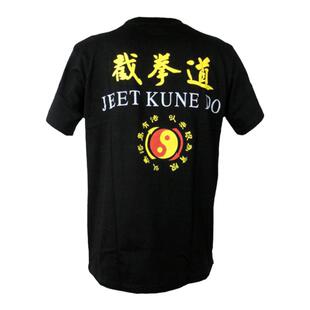 新款截拳道运动T恤衫 圆领短袖黑色武术衣服训练服装定做男女儿童