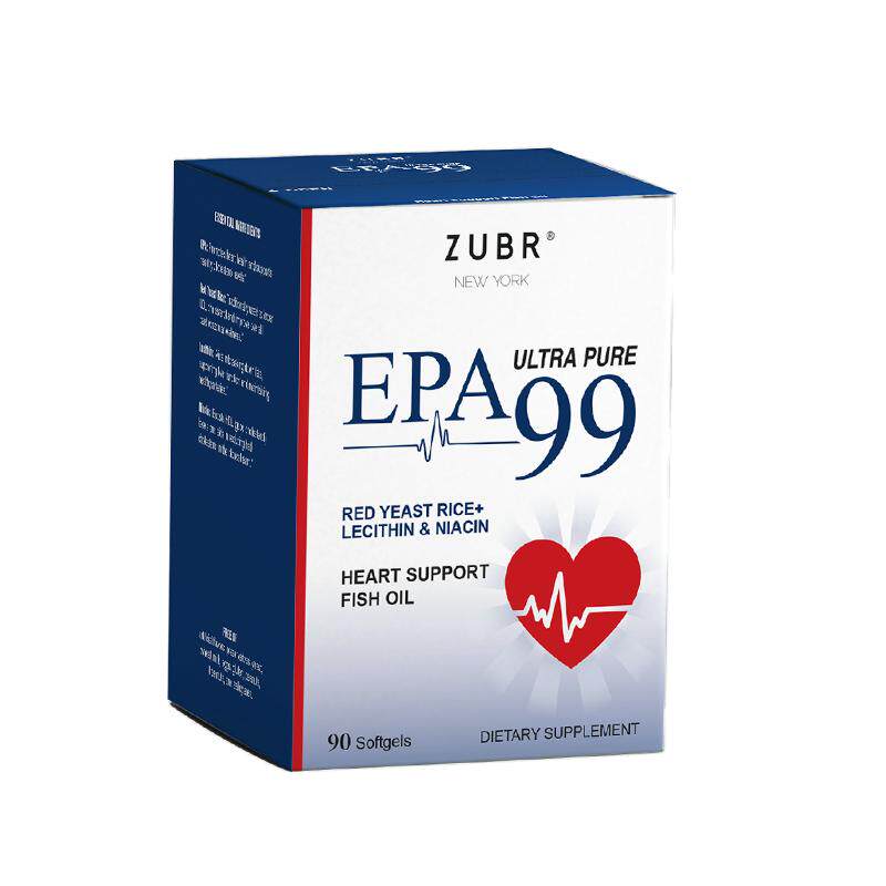 美国进口ZUBR独小兽epa高纯度深海鱼油软胶囊99%omega3高浓度鱼油