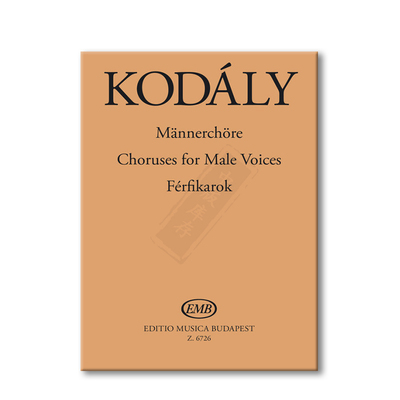 柯达伊男声合唱作品集