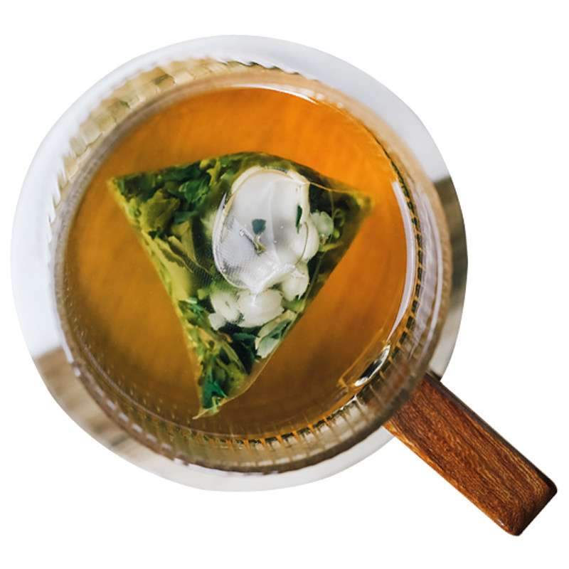 午喵 茉莉薄荷绿茶 薄荷叶清凉花茶 清新口气适合夏季花草茶 15包