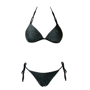 CORITIV五彩斑斓的黑低调奢华性感比基尼小胸聚拢温泉沙滩泳装