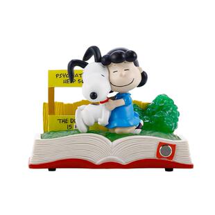 JARLL赞尔史努比亲密拥抱款创意桌面亮灯摆件送同学纪念礼物