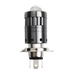 雅马哈福喜AS GSX250R摩托车led大灯泡带透镜双三爪H4远近光一体