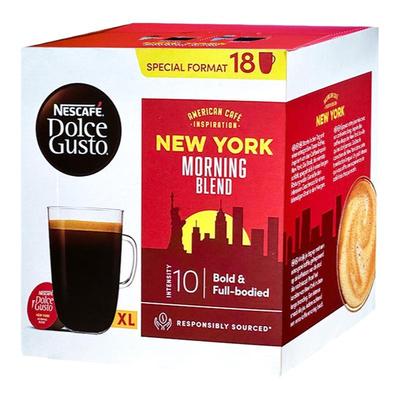 雀巢多趣酷思胶囊咖啡DOLCE GUSTO纽约美式晨光大杯咖啡胶囊18颗