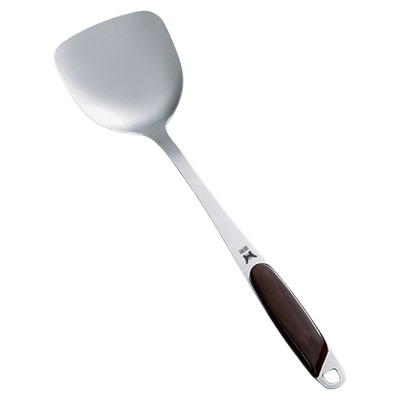 双枪304不锈钢勺铲防烫耐用