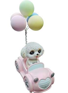 告白气球网红车个性可爱饰品摆件