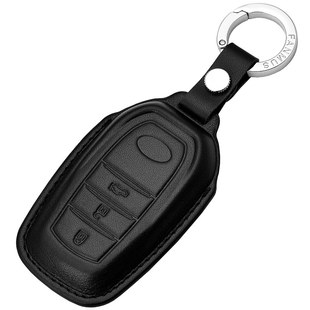 适用丰田钥匙套卡罗拉汉兰达RAV4荣放雷凌凯美瑞亚洲龙车真皮包扣