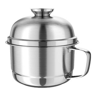 泡面碗带盖学生定制304食品级上班族快餐杯不锈钢饭盒食堂打饭缸