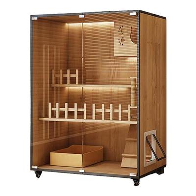 【质保无忧】玻璃门猫别墅猫笼子