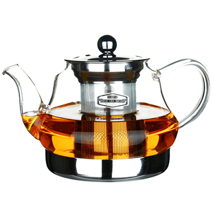 玻润 电磁炉专用玻璃茶壶 耐热玻璃煮茶器 家用加厚耐高温煮茶壶