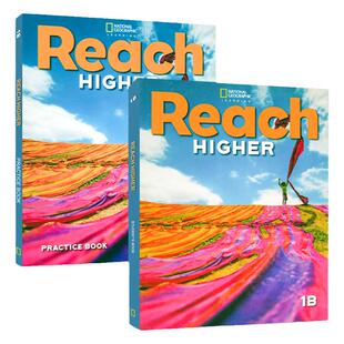 美国国家地理出版社原版Reach Higher Student Pack 1B学生用书练习册 儿童青少年英语入门教材培训鲸鱼外教小学教辅 顺丰发货