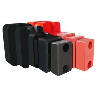 起重机单梁行车大车端梁电动葫芦碰头聚氨酯缓冲器橡胶防撞块方垫