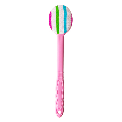 40cm长柄搓澡刷后背刷沐浴刷软毛搓背身体刷搓泥洗澡家用双面擦背