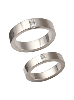 旦早【许诺】情侣对戒高级轻奢