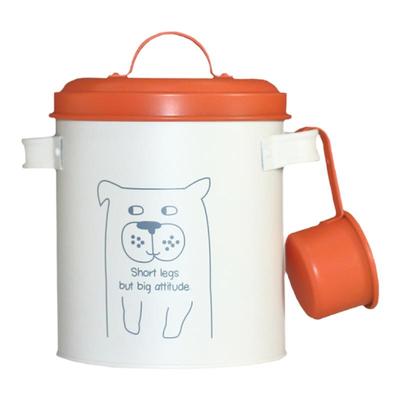 北欧风格铁艺金属收纳桶带盖