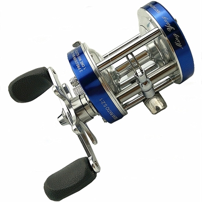 全金属鼓式轮明洋拖钓轮船钓轮