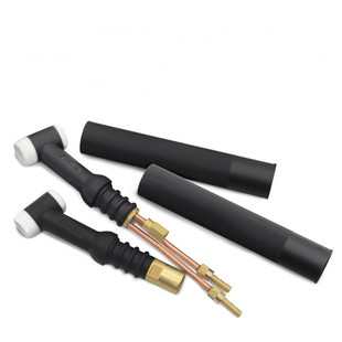 氩弧焊机焊枪配件水冷氩弧枪头WP-18/18F气冷枪头WP-26风冷弯枪头