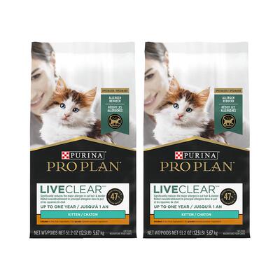 LiveClear防猫毛过敏幼猫粮