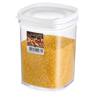 日本进口密封罐食品级塑料透明带盖子茶叶香料八角干货防潮密封罐