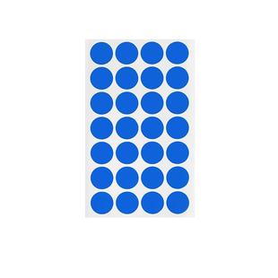 圆点贴纸分类颜色记号标签贴小圆点彩色标识贴不干胶数字贴色标合格证圆形贴口取贴纸防水尺码自粘贴销控贴