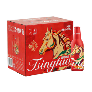 青岛啤酒马年生肖小鸿运当头355ml*12瓶正宗一厂登州路56号生产