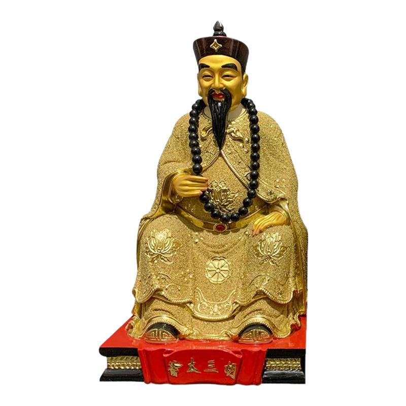胡三黄三太爷太奶树脂像家用摆件