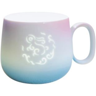 山水间如意十二生肖玲珑杯咖啡杯创意陶瓷文创马克杯子女生日礼物