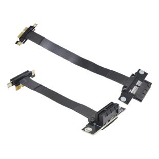 PCI-E延长线x1转x1插槽台式机无线网卡声卡连接线解决显卡挡接口