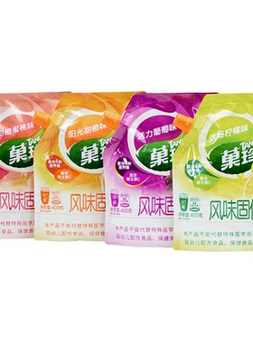 菓珍甜橙蜜桃柠檬多种口味壶嘴装400g果珍维C橙汁冲饮粉速溶饮料