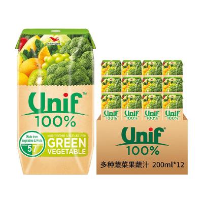 统一unif100%复合果蔬汁200ml