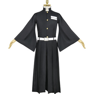 鬼灭之刃cos服霞柱时透无一郎鬼杀队队服假发全套