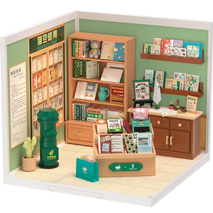 猫的天空之城猫空邮局超级世界diy手工小屋积木拼装玩具模型礼物