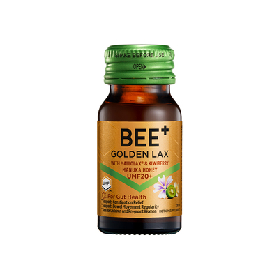 BEE+/毕佳小金通清肠促排饮麦卢卡蜂蜜肠胃排便代谢活菌2瓶便携装