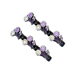 编发发夹女侧边刘海夹短发扎发打理神器鸭嘴夹子头饰发卡碎发抓夹