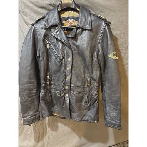 Genuine Harley Davidson Leather Motorcycle Jacket M Womens C