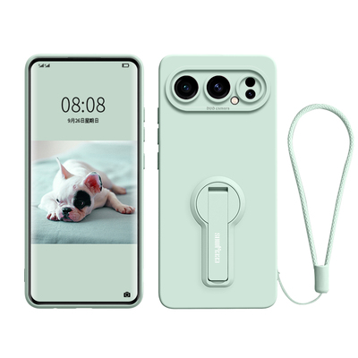 适用荣耀500pro系列带支架硅胶壳