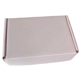 奶粉色飞机盒加硬加厚覆膜纯色打包材料纸箱