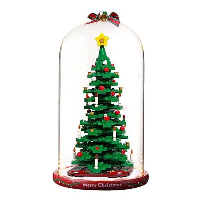 适用40573圣诞树透明防尘玻璃罩