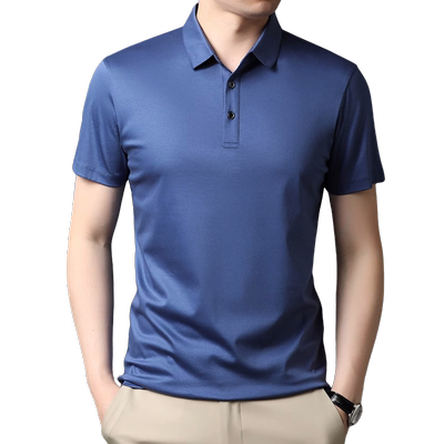 高档100%丝光棉短袖T恤