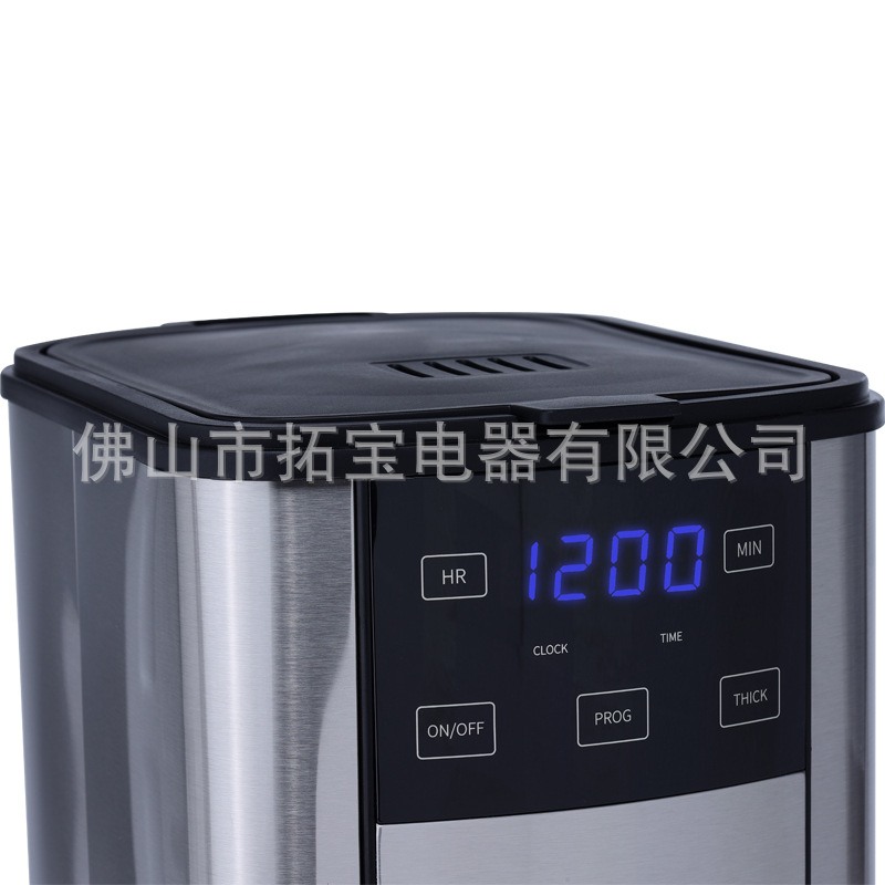 1.8升智能滴漏式美式咖啡机家用咖啡机触LED屏预约带美式