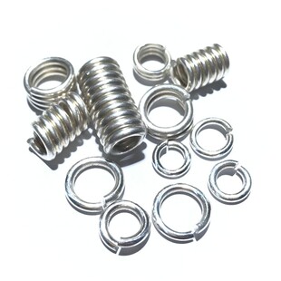 千银厚果925银开口圈闭口环diy配件手链项链纯银配件活口银环银圈