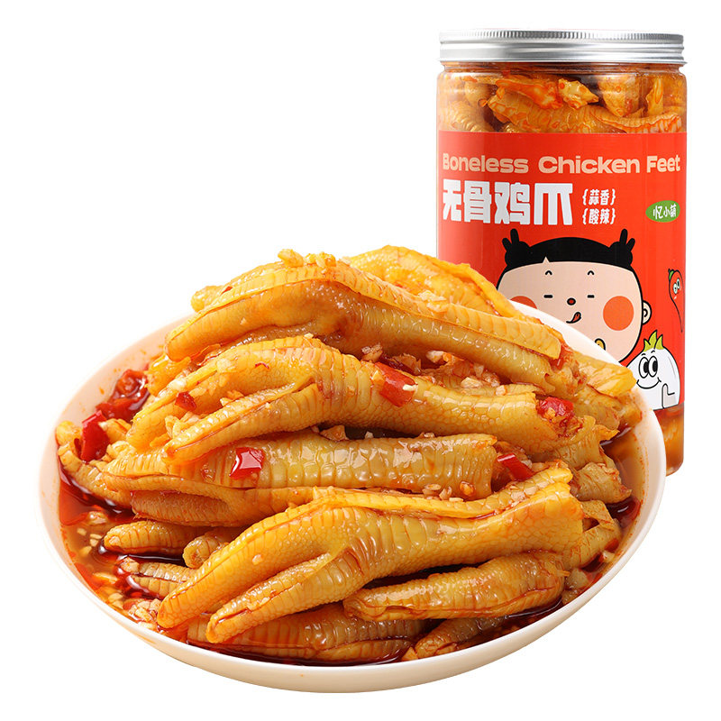 忆小萌柠檬无骨鸡爪500g/1000g
