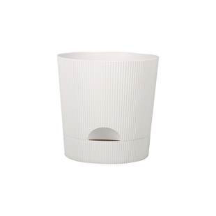 兰花花盆塑料直筒种植盆控根盆家用桌面带托盘透气吸水花盆小号厚