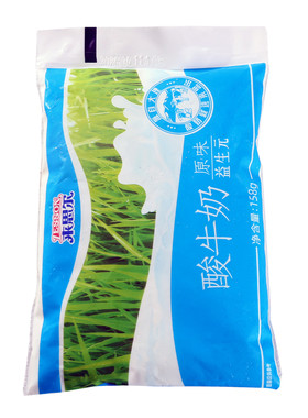来思尔酸牛奶158g原味生牛乳发酵水果捞白糯米酸奶奶茶店专用配料