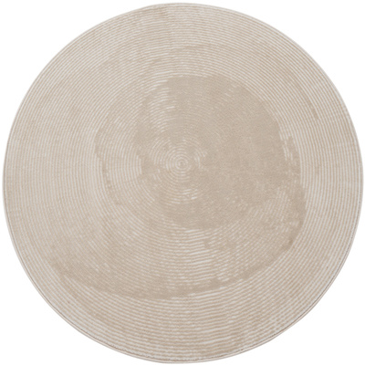 圆形地毯客厅轻奢法式简约奶油风